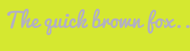 Image with Font Color B2B0C2 and Background Color D5E830